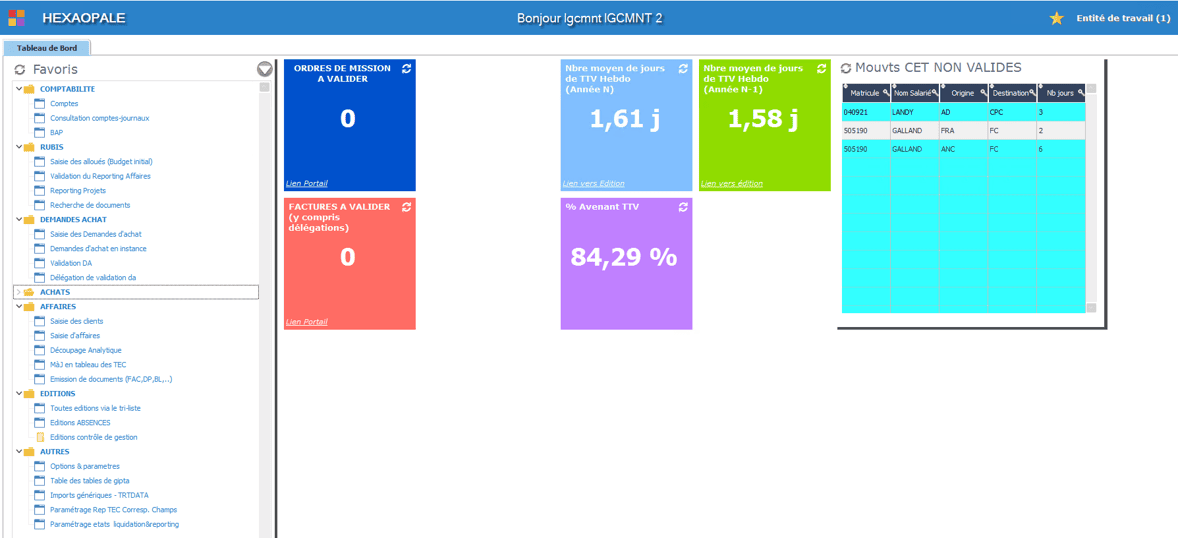 Personnalisation du logiciel ERP HexaOpale Personnalisation du logiciel ERP HexaOpale