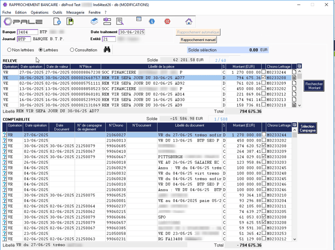 Blocage factures fournisseurs dans le logiciel ERP HexaOpale